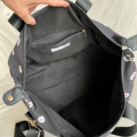 Alice + Olivia Daisy Print Duffle Bag Tote by Stacey Bendet - Picture 6 of 16